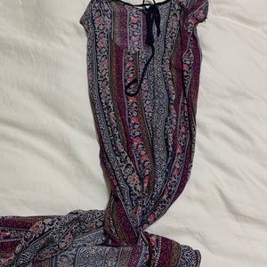 Long dress with slit